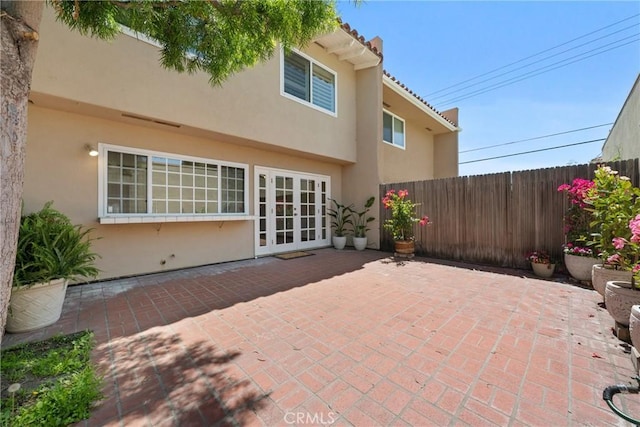 10519 La Rosa Cir, Fountain Valley, CA 92708 - view of patio / terrace with french doors
