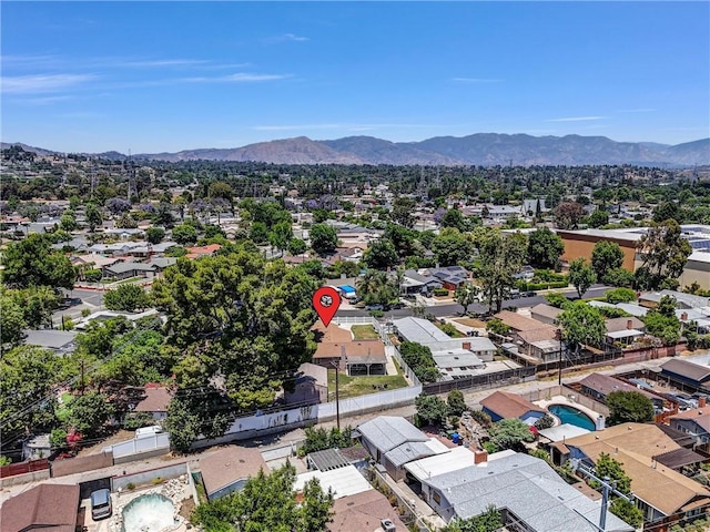 17106 Donmetz St, Granada Hills, CA 91344 - aerial perspective of suburban area with mountains