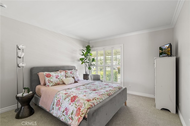 11212 Brunswick Way N, Tustin, CA 92705 - carpeted bedroom with crown molding and baseboards