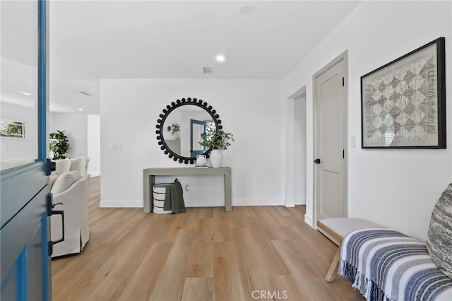 2134 N Towner St, Santa Ana, CA 92706 - hallway with light wood-type flooring and recessed lighting