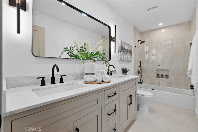 2134 N Towner St, Santa Ana, CA 92706 - full bath featuring double vanity and washtub / shower combination