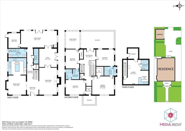 268 S Norton Ave, Los Angeles, CA 90004 - view of floor plan / room layout