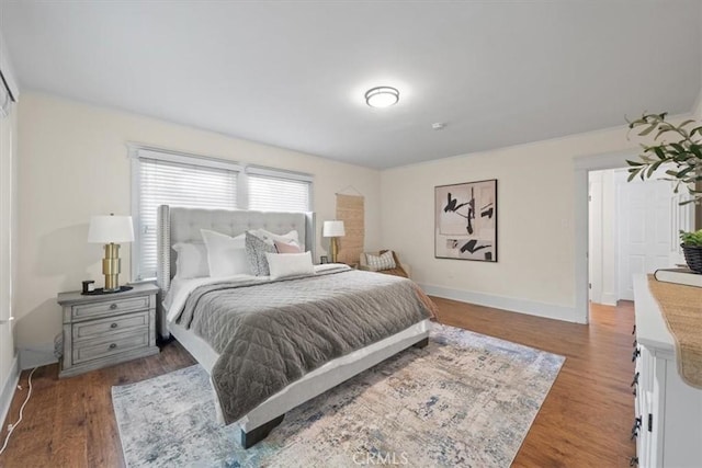268 S Norton Ave, Los Angeles, CA 90004 - bedroom with baseboards and wood finished floors