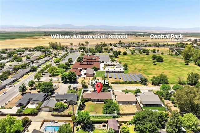 512 S Crawford Ave, Willows, CA 95988 - bird's eye view of a mountainous background