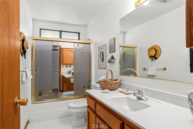 512 S Crawford Ave, Willows, CA 95988 - bathroom featuring vanity and combined bath / shower with glass door