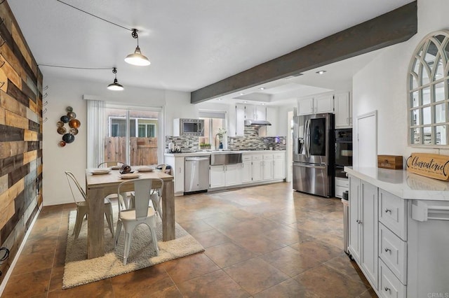1837 Avenida Sevilla, Oceanside, CA 92056 - dining area with beam ceiling
