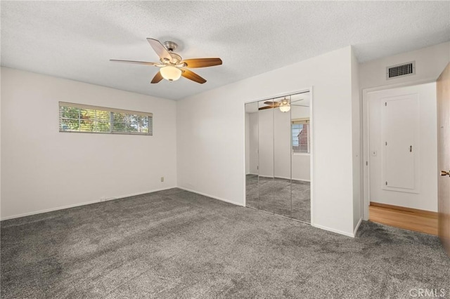 12751 9th St, Garden Grove, CA 92840 - unfurnished room featuring ceiling fan, carpet flooring, and a textured ceiling