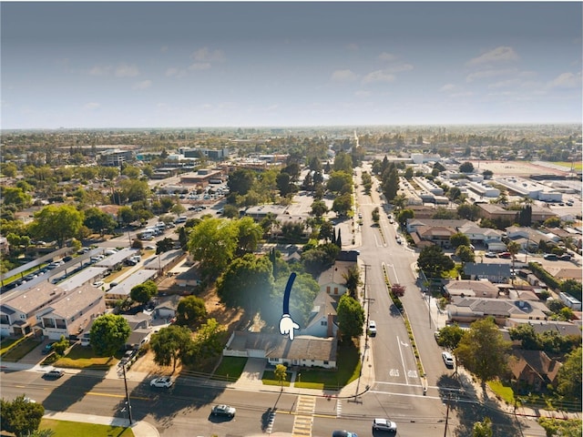 12751 9th St, Garden Grove, CA 92840 - aerial view of property's location featuring nearby suburban area