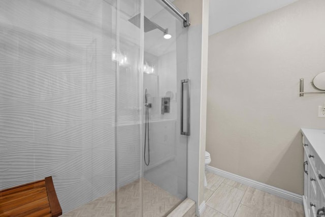 764 Barsby St, Vista, CA 92084 - full bathroom with vanity and a shower stall