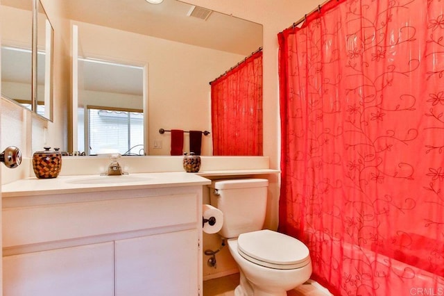 11368 Via Rancho San Diego Unit C, El Cajon, CA 92019 - bathroom featuring vanity and a shower with curtain