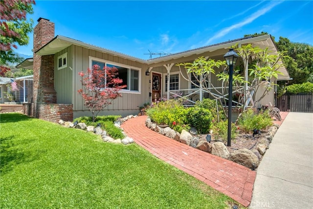 430 N Canyon Blvd, Monrovia, CA 91016 - ranch-style house with a chimney