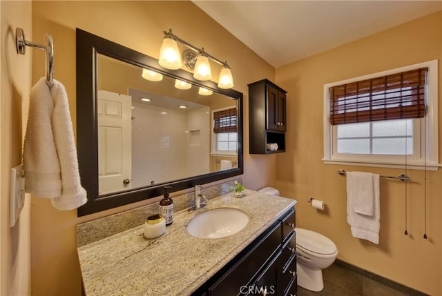 430 N Canyon Blvd, Monrovia, CA 91016 - full bathroom featuring vanity, a shower, and tile patterned floors