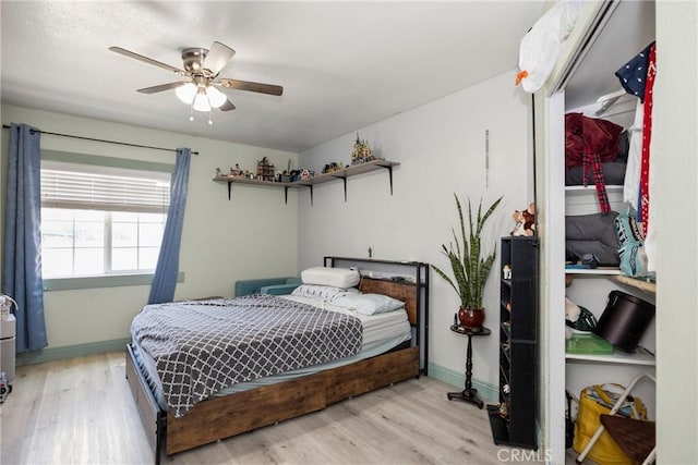 759 S Briargate Ln, Covina, CA 91723 - bedroom with wood finished floors and a ceiling fan