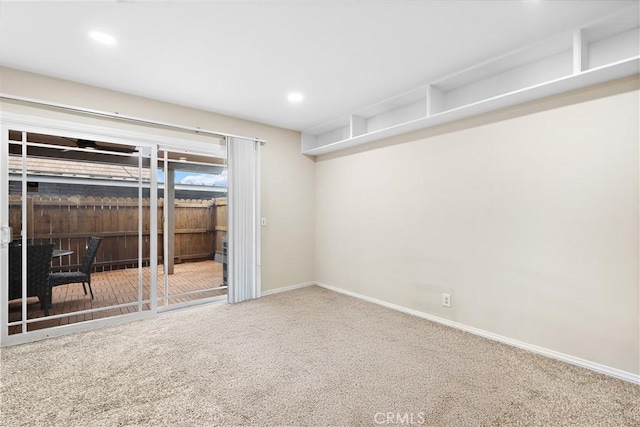 4690 Larwin Ave, Cypress, CA 90630 - empty room with carpet and recessed lighting