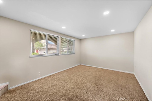 4690 Larwin Ave, Cypress, CA 90630 - empty room featuring carpet flooring and recessed lighting