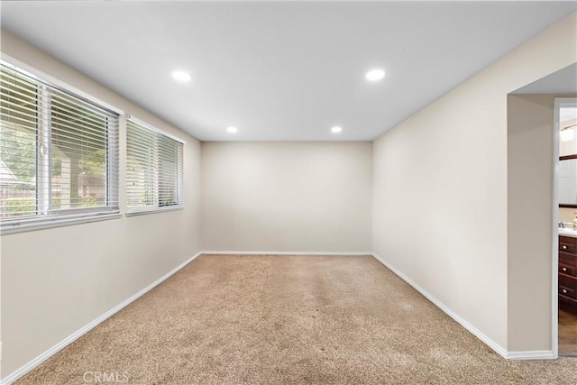4690 Larwin Ave, Cypress, CA 90630 - carpeted empty room featuring recessed lighting