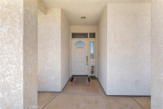 6643 Avenal St, Phelan, CA 92371 - view of exterior entry with stucco siding