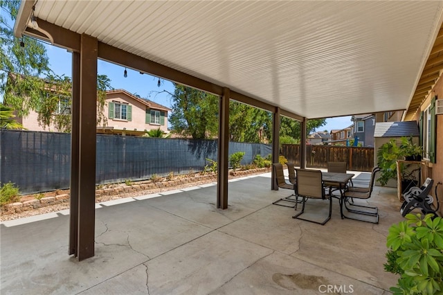 30355 Lamplighter Ln, Menifee, CA 92584 - fenced backyard with a patio and outdoor dining space