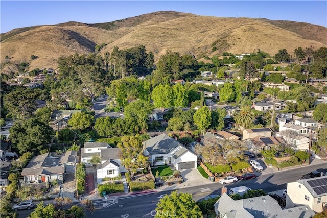 1910 Fixlini St, San Luis Obispo, CA 93401 - aerial view of property's location featuring nearby suburban area and a mountain backdrop
