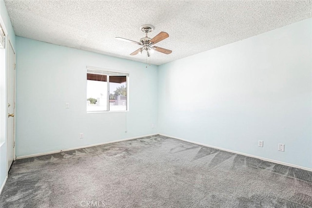 12411 Osborne St Unit 114, Pacoima, CA 91331 - carpeted spare room featuring a ceiling fan and a textured ceiling