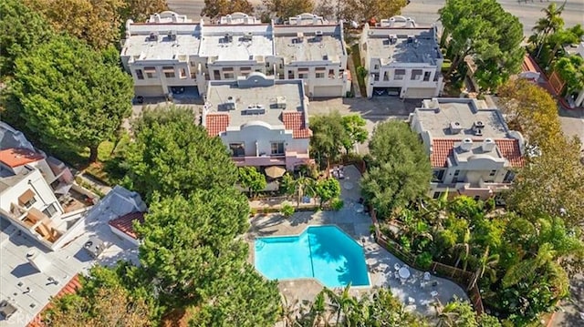 12411 Osborne St Unit 114, Pacoima, CA 91331 - bird's eye view of a pool area