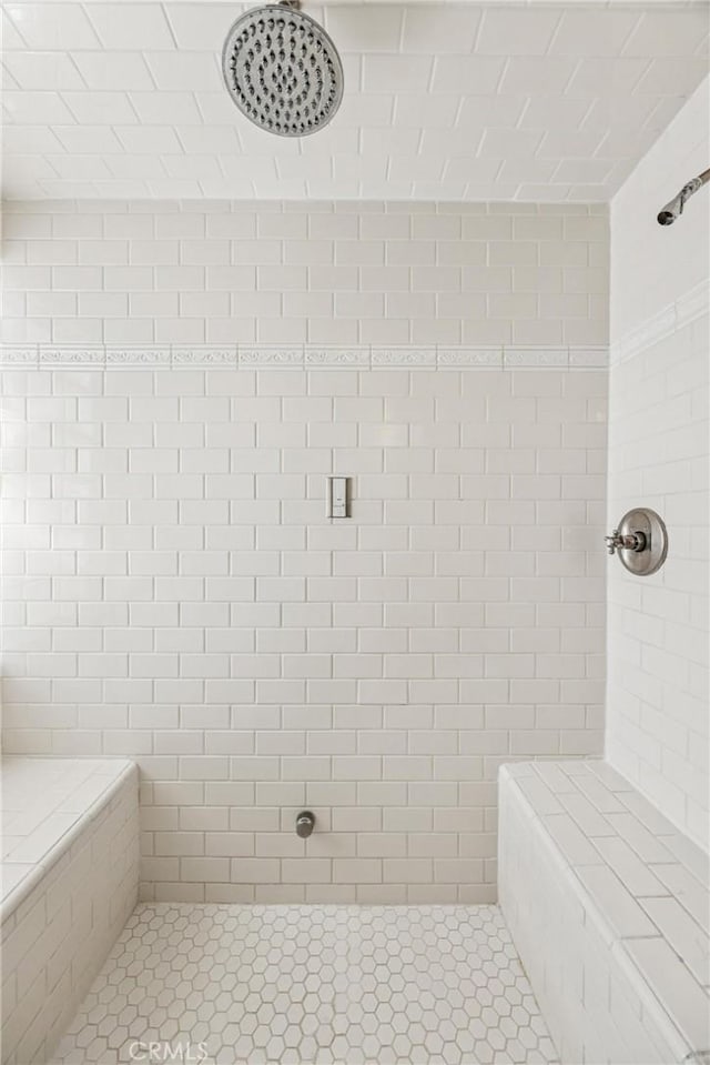 1780 Ocean Blvd, Pismo Beach, CA 93449 - bathroom with tiled shower and tile patterned flooring