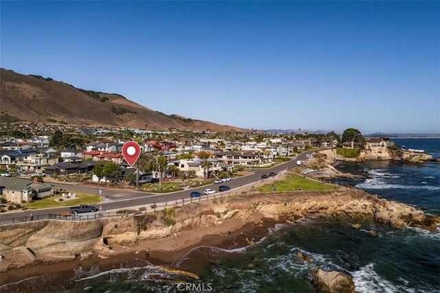 1780 Ocean Blvd, Pismo Beach, CA 93449 - aerial view of property and surrounding area with nearby suburban area and a water and mountain view