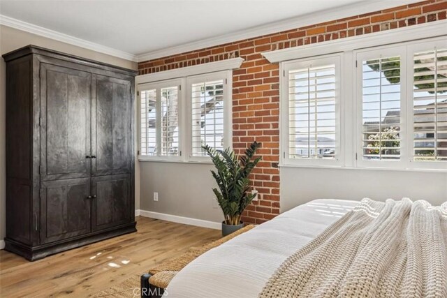 1780 Ocean Blvd, Pismo Beach, CA 93449 - bedroom with wood finished floors and crown molding