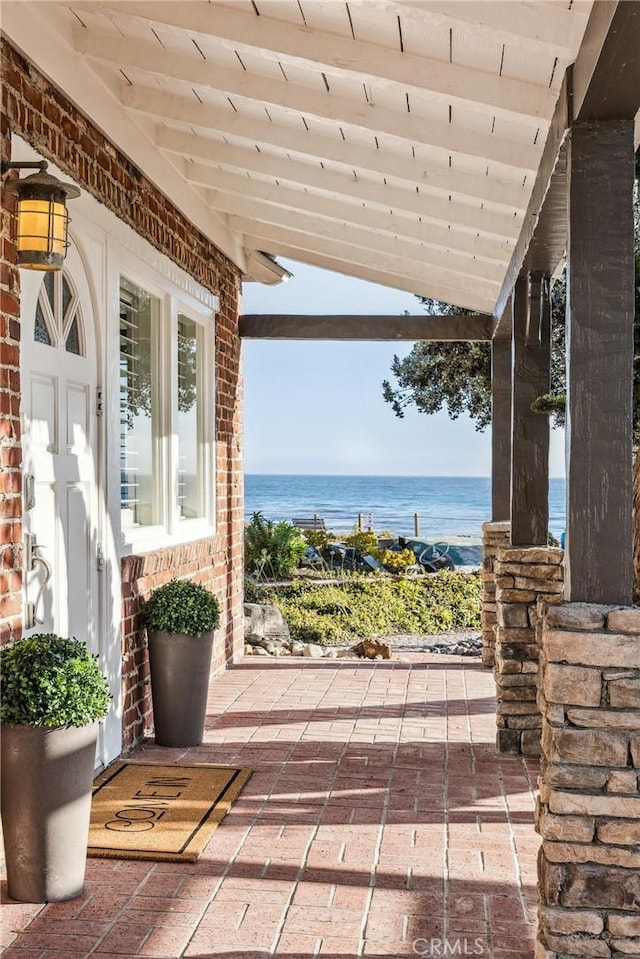 1780 Ocean Blvd, Pismo Beach, CA 93449 - view of patio with a water view