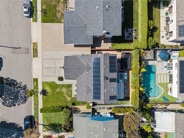 414 Faye Ln, Redondo Beach, CA 90277 - bird's eye view of a pool