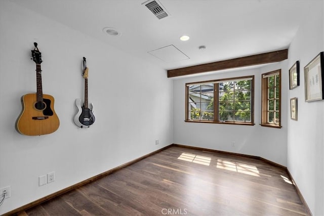 79 Dapplegray Ln, Rolling Hills Estates, CA 90274 - spare room featuring wood finished floors and a smoke detector