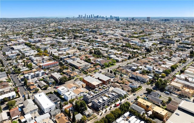 922 N Ridgewood Pl, Los Angeles, CA 90038 - aerial view of property's location featuring nearby urban area