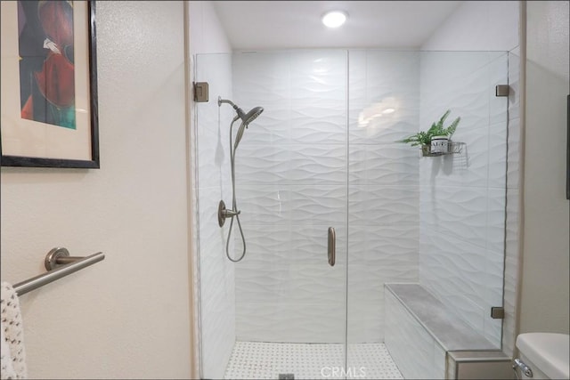 2358 Via Mariposa E Unit B, Laguna Woods, CA 92637 - full bathroom featuring a shower stall and toilet