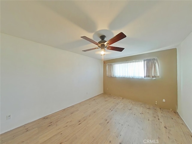 16069 Vine St, Hesperia, CA 92345 - unfurnished room with light wood-type flooring and a ceiling fan