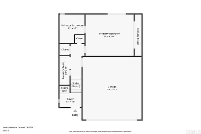 6684 Corte Maria, Carlsbad, CA 92009 - view of property floor plan