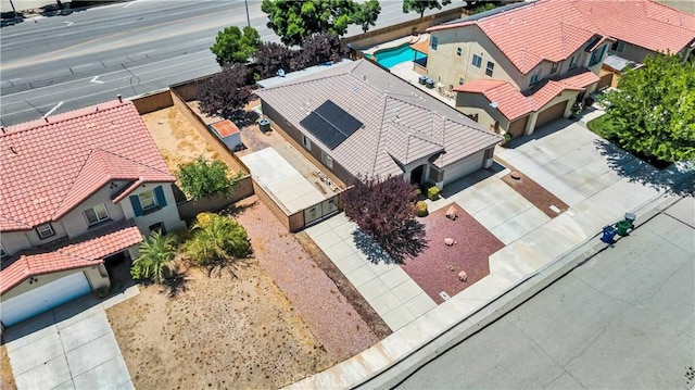 43627 Rialto Dr, Lancaster, CA 93535 - view from above of property with a pool
