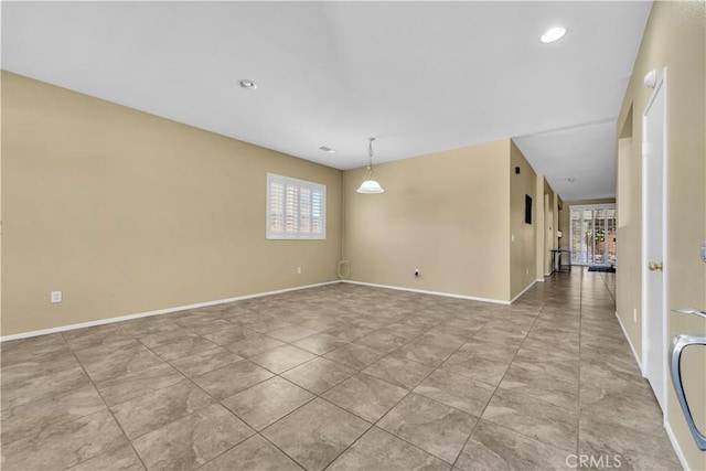 43627 Rialto Dr, Lancaster, CA 93535 - tiled spare room with plenty of natural light and recessed lighting