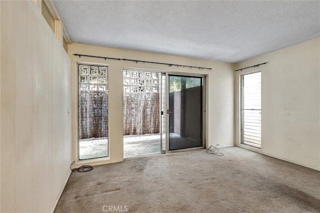 2600 Torrey Pines Rd Unit A13, La Jolla, CA 92037 - carpeted empty room with a textured ceiling