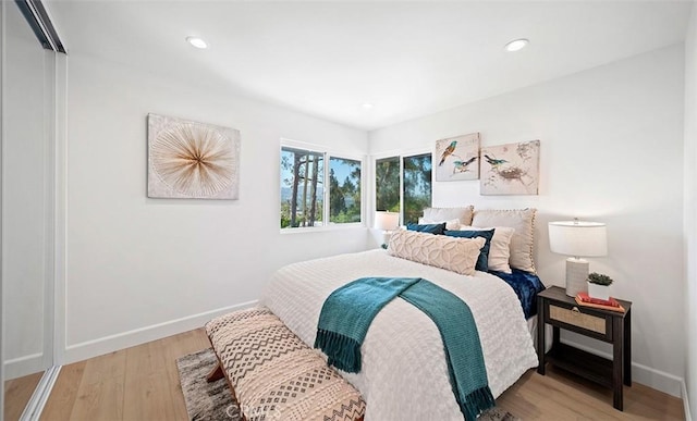 6567 Woodburn Ln Unit 7, Yorba Linda, CA 92886 - bedroom featuring light wood-style flooring and recessed lighting
