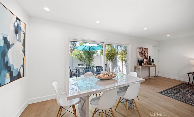 6567 Woodburn Ln Unit 7, Yorba Linda, CA 92886 - dining room featuring light wood-type flooring and recessed lighting
