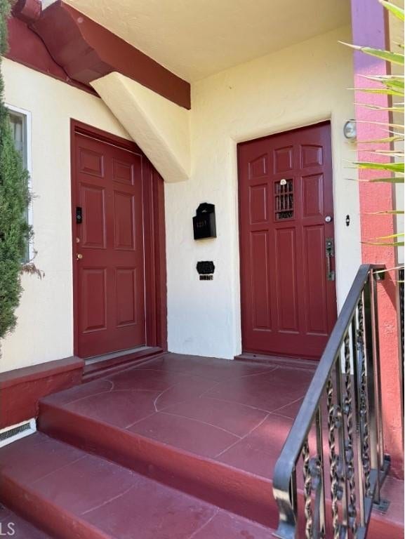 1237 S 3rd St, Alhambra, CA 91801 - property entrance featuring stucco siding