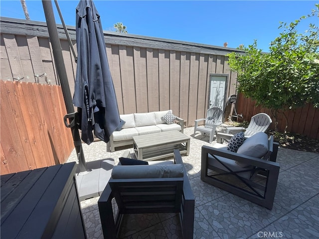 9749 Reseda Blvd Unit 13, Northridge, CA 91324 - view of patio with an outdoor living space