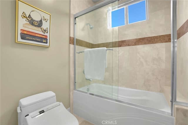 15841 Aurora Crest Dr, Whittier, CA 90605 - full bathroom featuring toilet and enclosed tub / shower combo