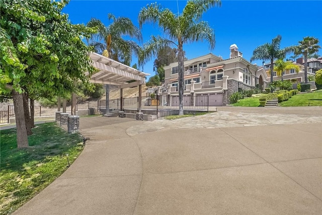 15841 Aurora Crest Dr, Whittier, CA 90605 - view of community with a pergola