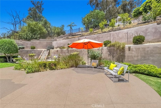 15841 Aurora Crest Dr, Whittier, CA 90605 - view of patio / terrace