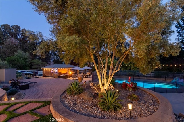 395 Mesa Rd, Nipomo, CA 93444 - view of pool with a patio area and a fire pit