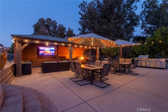 395 Mesa Rd, Nipomo, CA 93444 - view of patio with outdoor dining area, area for grilling, and an outdoor living space