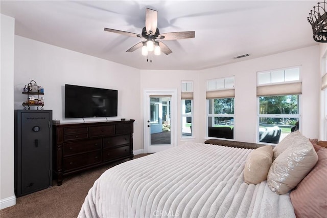 395 Mesa Rd, Nipomo, CA 93444 - carpeted bedroom with baseboards and ceiling fan