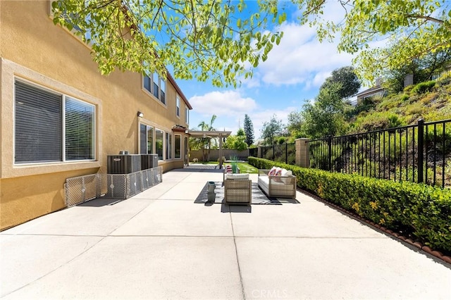 23665 Ridgecrest Ct, Diamond Bar, CA 91765 - fenced backyard with a patio area and an outdoor living space