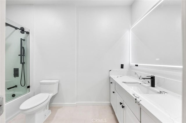 23665 Ridgecrest Ct, Diamond Bar, CA 91765 - bathroom featuring vanity and enclosed tub / shower combo